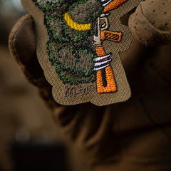 Patch Brodat Leneșul M-Tac - Coyote, Pentru Relaxare Tactică
