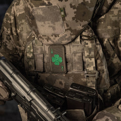 Patch Brodat Lucky Card M-Tac - Trifoi cu Patru Foi Ranger Green