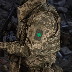 Patch Brodat Lucky Card M-Tac - Trifoi cu Patru Foi Ranger Green