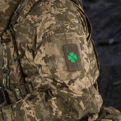 Patch Brodat Lucky Card M-Tac - Trifoi cu Patru Foi Ranger Green