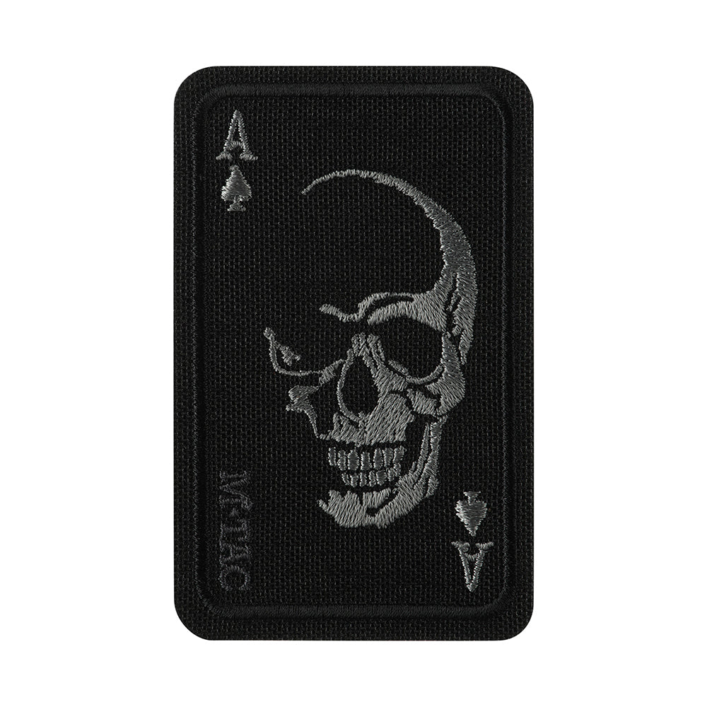 Patch Brodat M-Tac Face of War - Ace de Pică Negru