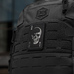 Patch Brodat M-Tac Face of War - Ace de Pică Negru