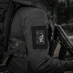 Patch Brodat M-Tac Face of War - Ace de Pică Negru
