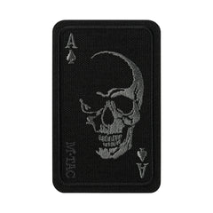 Patch Brodat M-Tac Face of War - Ace de Pică Negru