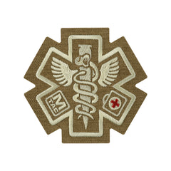 Patch Brodat Paramedic M-Tac - Coyote, cu "Steaua Vieții"