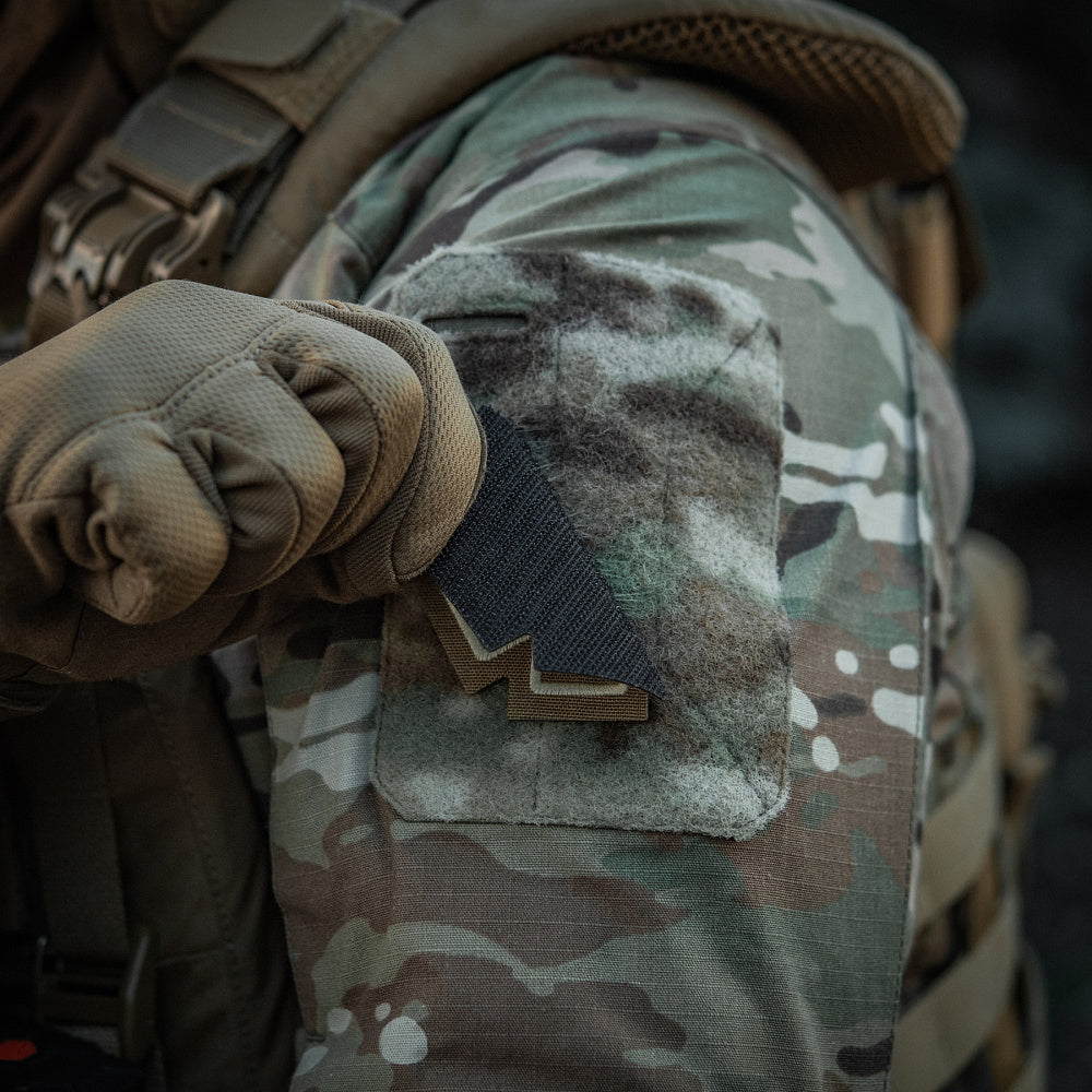 Patch Brodat Paramedic M-Tac - Coyote, cu "Steaua Vieții"
