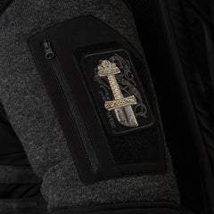 Patch Brodat Sabie Viking M-Tac - Negru, Simbol al Curajului