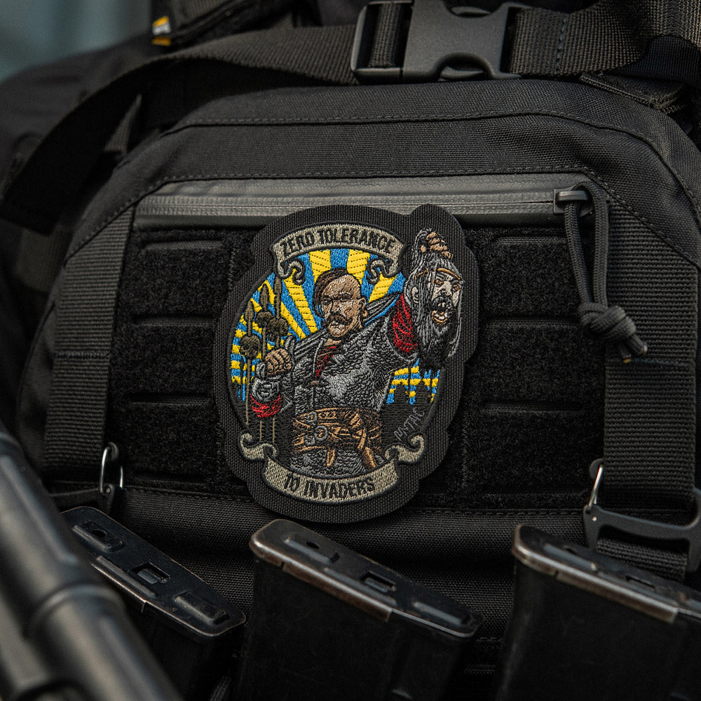 Patch Brodat Zero Toleranță M-Tac - Negru - Spirit Tactic Istoric