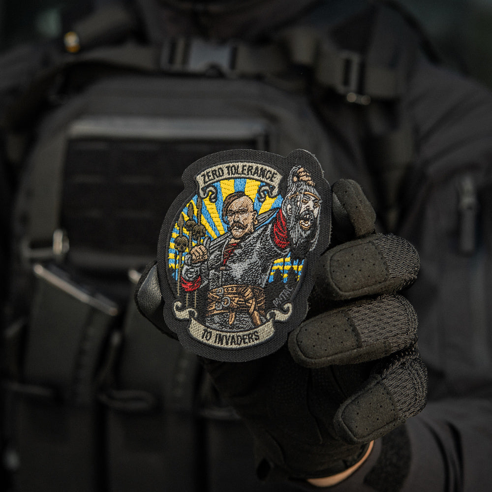 Patch Brodat Zero Toleranță M-Tac - Negru - Spirit Tactic Istoric