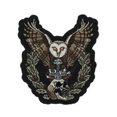 Patch Bubo M-Tac - Inteligență Militară, Velcro, Negru