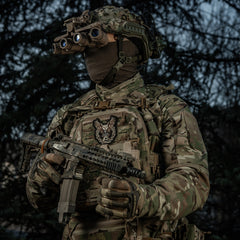 Patch Bubo M-Tac - Inteligență Militară, Velcro, Negru
