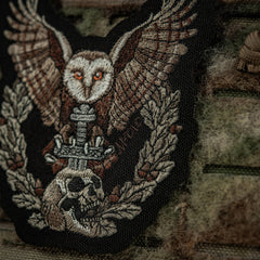 Patch Bubo M-Tac - Inteligență Militară, Velcro, Negru