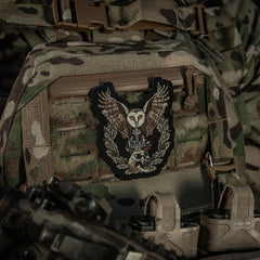Patch Bubo M-Tac - Inteligență Militară, Velcro, Negru