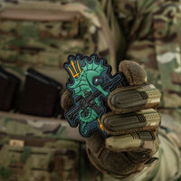 Patch Cal de Mare M-Tac - Operațiuni Amfibii Eroice (Albastru)