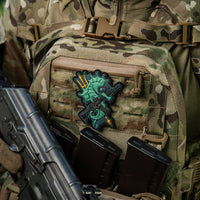 Patch Cal de Mare M-Tac - Operațiuni Amfibii Eroice (Albastru)