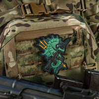 Patch Cal de Mare M-Tac - Operațiuni Amfibii Eroice (Albastru)