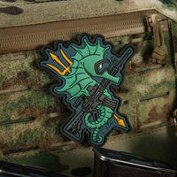 Patch Cal de Mare M-Tac - Operațiuni Amfibii Eroice (Albastru)