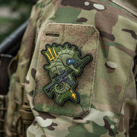 Patch Cal de Mare M-Tac - Operațiuni Amfibii Eroice (Olive)