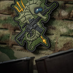 Patch Cal de Mare M-Tac - Operațiuni Amfibii Eroice (Olive)