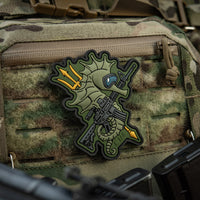Patch Cal de Mare M-Tac - Operațiuni Amfibii Eroice (Olive)