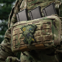 Patch Cal de Mare M-Tac - Operațiuni Amfibii Eroice (Olive)