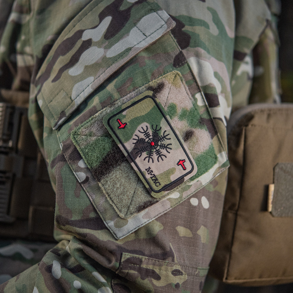 Patch Card M-Tac Helm of Terror - Multicam, Forța Vikingilor