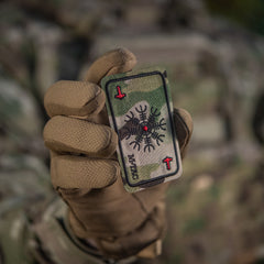 Patch Card M-Tac Helm of Terror - Multicam, Forța Vikingilor