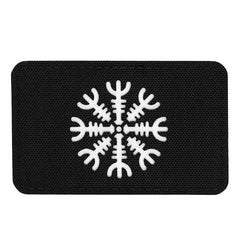 Patch Cască Aegishjalmur M-Tac Laser Cut - Black/GID