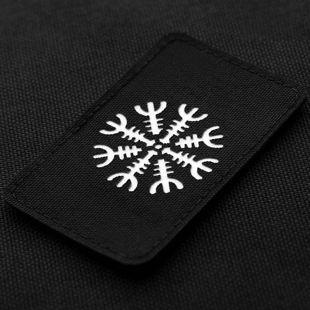 Patch Cască Aegishjalmur M-Tac Laser Cut - Black/GID