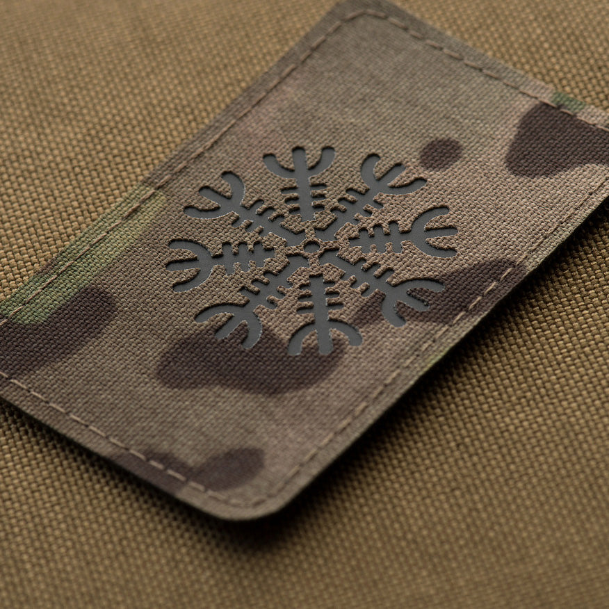 Patch Cască Helm of Terror M-Tac - Laser Cut Multicam/Negru