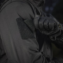 Patch Cască Spartană M-Tac - Putere și Curaj (Negru)