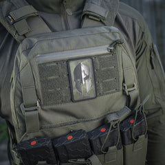 Patch Cască Spartană M-Tac - Ranger Green/Black, Spirit de Luptă