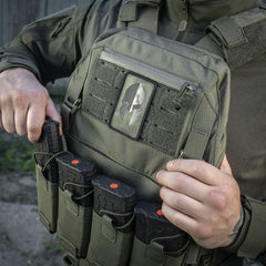 Patch Cască Spartană M-Tac - Ranger Green/Black, Spirit de Luptă