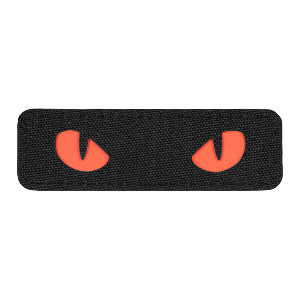 Patch Cat Eyes M-Tac - Black/Red Laser Cut Fosforescent