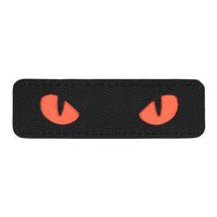 Patch Cat Eyes M-Tac - Black/Red Laser Cut Fosforescent