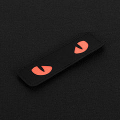 Patch Cat Eyes M-Tac - Black/Red Laser Cut Fosforescent