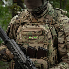 Patch Cat Eyes M-Tac - Laser Cut, Multicam/Green, Luminos