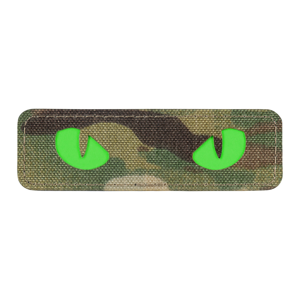 Patch Cat Eyes M-Tac - Laser Cut, Multicam/Green, Luminos