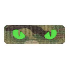 Patch Cat Eyes M-Tac - Laser Cut, Multicam/Green, Luminos