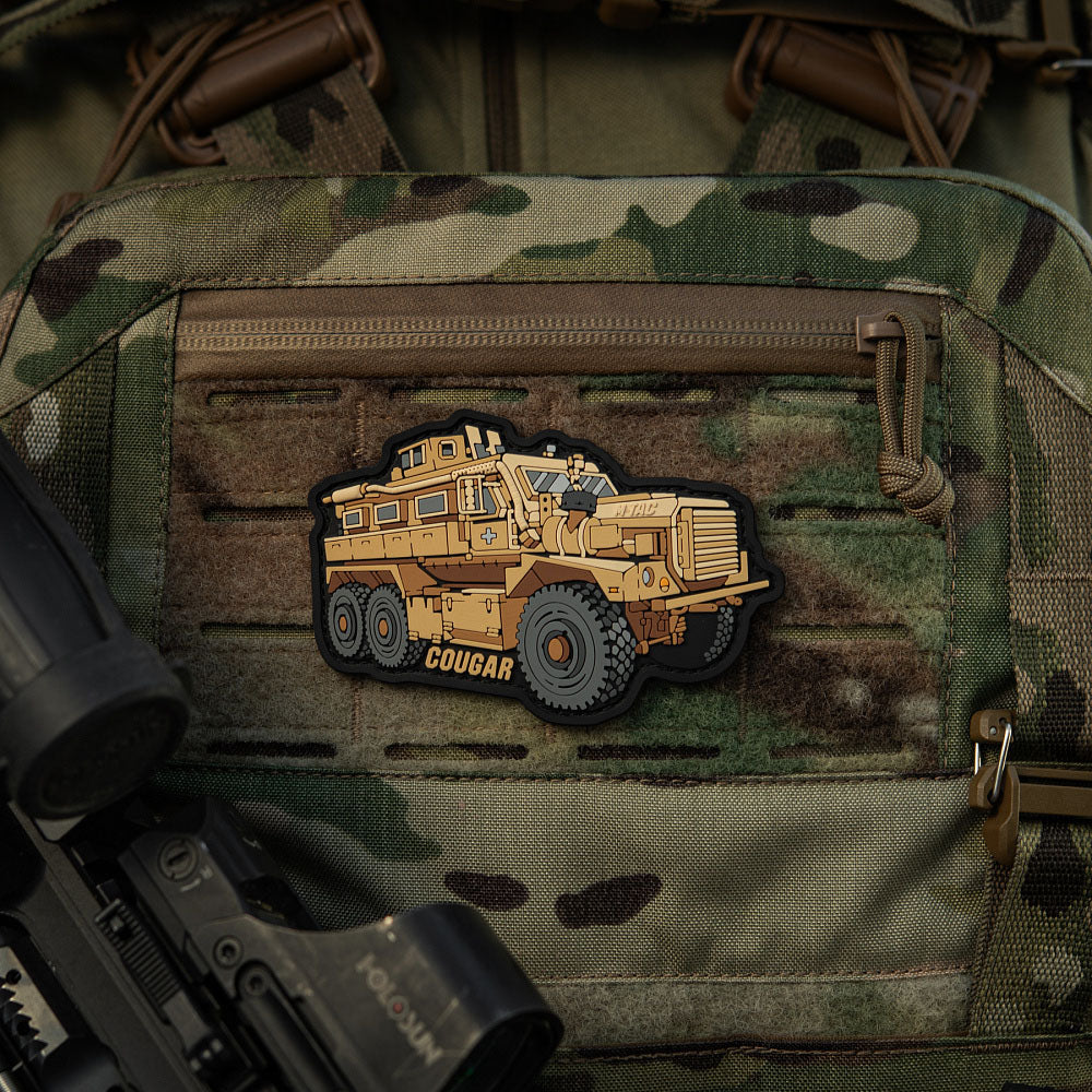 Patch Cougar PVC M-Tac - MRAP 3D, Prindere Velcro