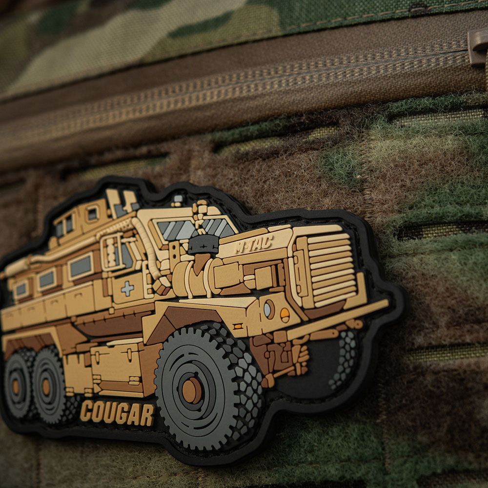 Patch Cougar PVC M-Tac - MRAP 3D, Prindere Velcro