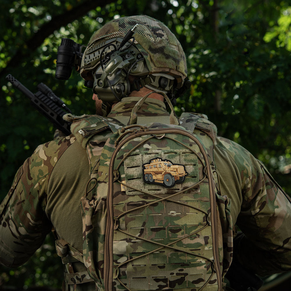Patch Cougar PVC M-Tac - MRAP 3D, Prindere Velcro