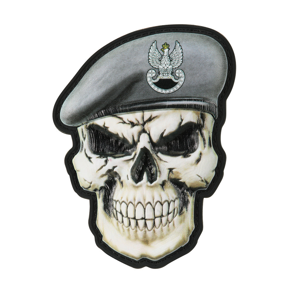 Patch Craniu cu Beretă GROM M-Tac - Gri Echipament Tactic