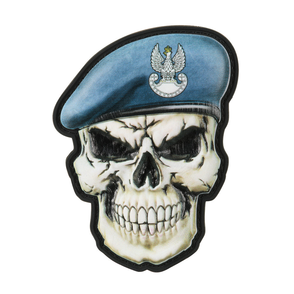 Patch Craniu cu Beretă M-Tac - Apărare de Coastă Blue