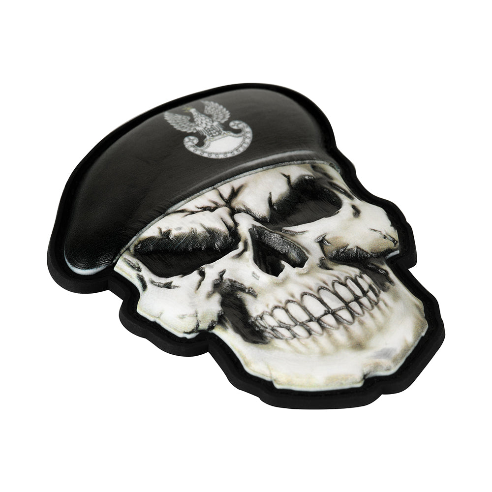 Patch Craniu cu Beretă M-Tac - Forțele Armate Polonia Negru