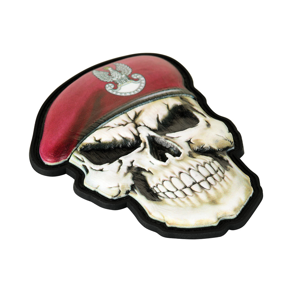 Patch Craniu cu Beretă M-Tac - Parașutiști Polonia, Dark Burgundy