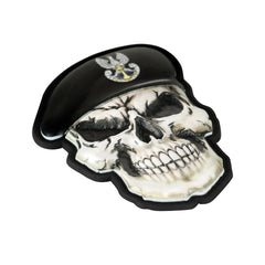 Patch Craniu cu Beretă PMW M-Tac - Negru, Pentru Echipament Tactic