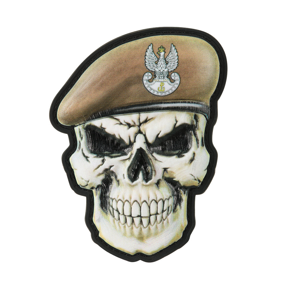 Patch Craniu cu Beretă WOT M-Tac - Forțele de Apărare Teritorială Olive