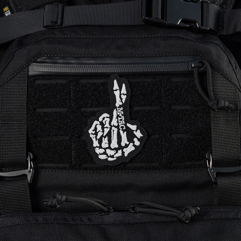 Patch Crossed Fingers M-Tac - Noroc și Rezistență Neagră