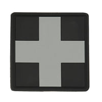 Patch Cruce Medicală Pătrată PVC M-Tac - Negru/Gri